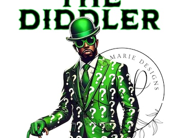 The DIDDLER png, Funny Diddy Design PNG, Hip Hop TShirt Design, Instant Download, Puffy, Sarcastic PNG, Urban png jpg, Sublimation Design