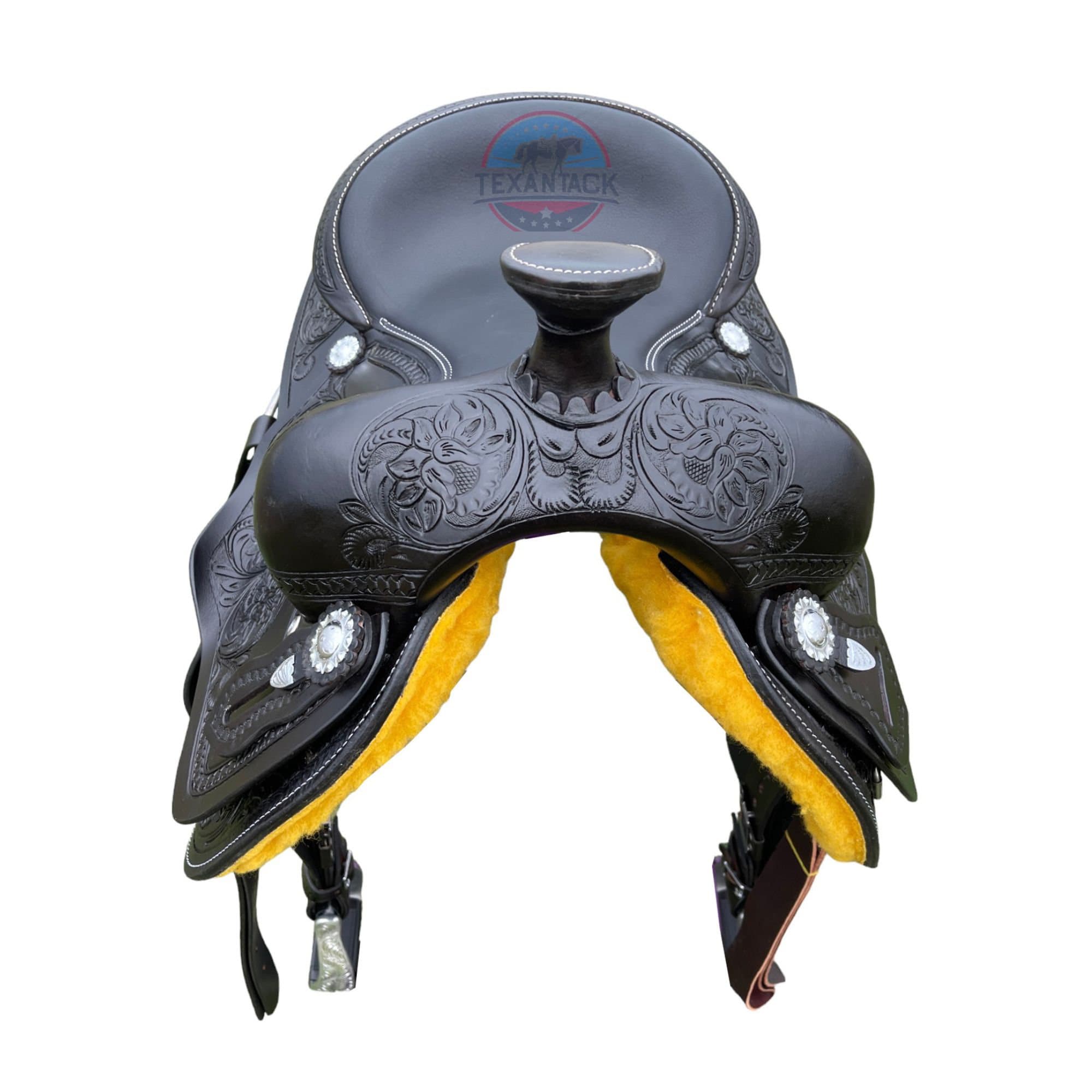 Selle Western Horse Premium - cuir fait main - ajustement