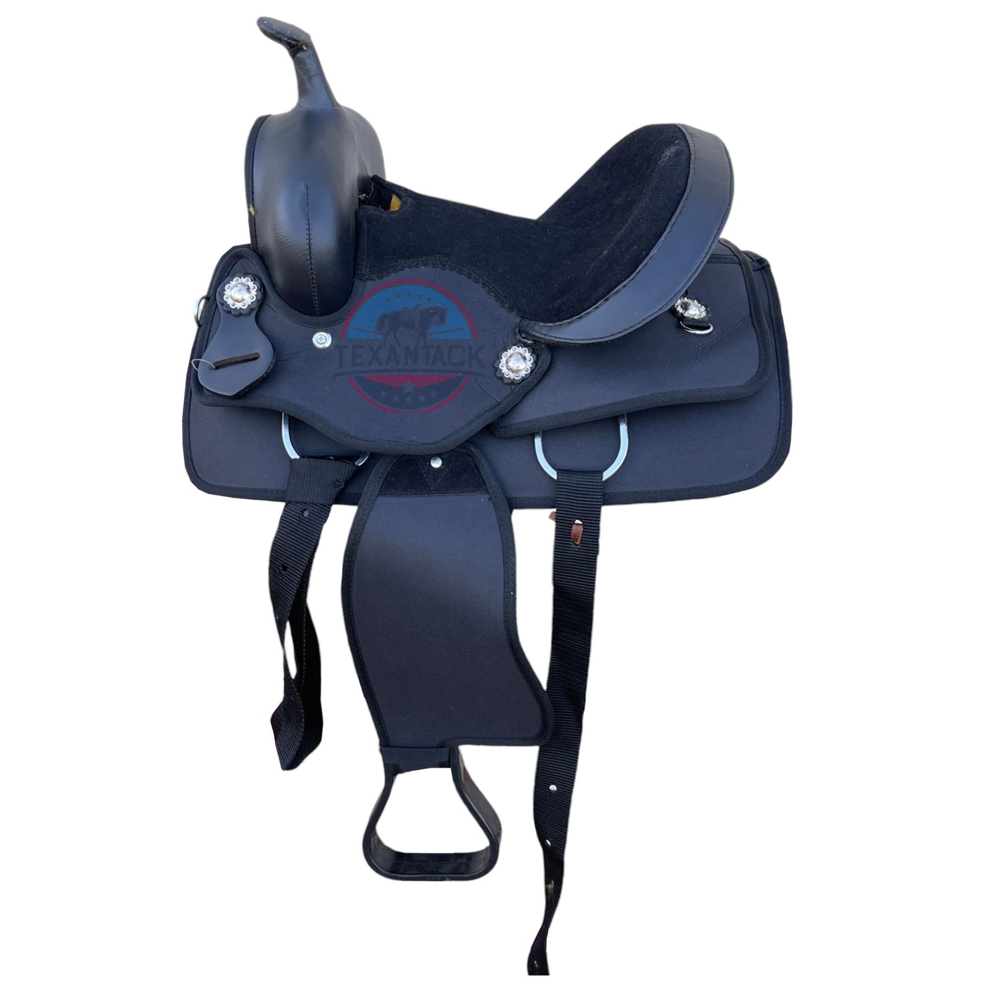 Youth Purple Synthetic Western Saddle: Lightweight Horse