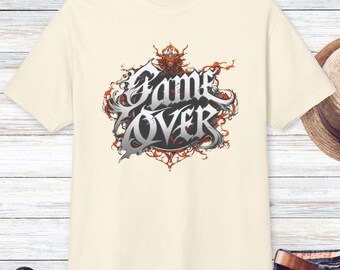 Game Over gaming shirts , gaming t-shirt, video game shirt, gamer gift, indie game