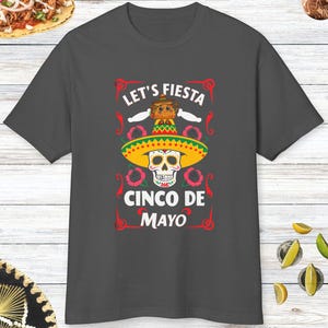 Let&#39;s Fiesta Shirt, Cinco de Mayo Shirt, Mexican Shirt, Fiesta Tshirt, Cinco de Mayo Shirt, Fiesta Squad, Cinco de Mayo Shirt, Gift For Her