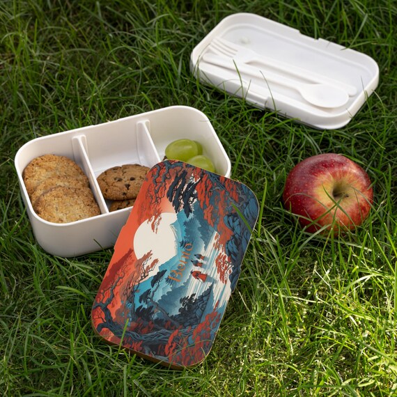 4 Grid Snack Box per bambini e adulti per la casa Snack Storage Bottles Crisper riutilizzabile Meal Prep Lunch Box strumento da cucina portatile  15