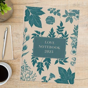 Love Notebook Journal Ruled Line,Valentine&#39;s Day Gift, 2025 Diary,Romantic Notepad,Anniversary Present, Relationship Planner,gift for couple