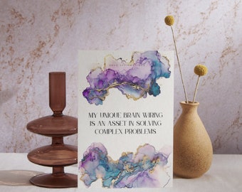 ADHD and Neurodivergent Affirmation Cards (Canva)