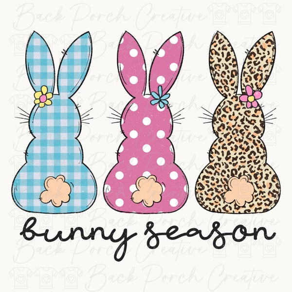 Bunny Season-PNG Digtial Instant Download