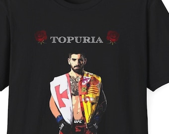 Ilia Topuria Tシャツ デザイン / DTF 転写プリント / Tシャツ昇華