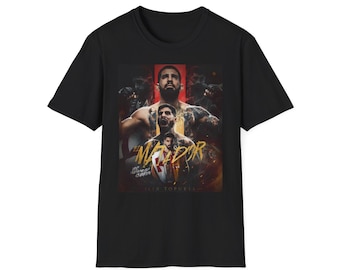 Ilia Topuria Tシャツ デザイン / DTF 転写プリント / Tシャツ昇華