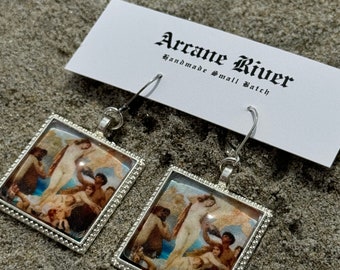The Birth of Venus Earrings | Bouguereau Earrings | Art History Earrings | Mythology Earrings
