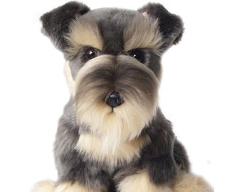 Schnauzer 12" Peluches hechos a mano