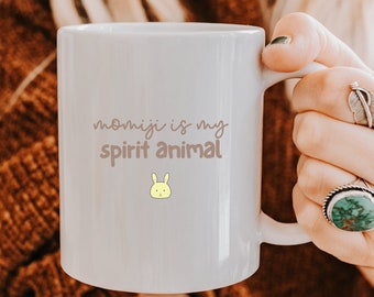 Momiji ist mein Geistertier Tasse | Anime Früchtekorb | Kaffeeliebhaber Geschenk | 11 Unzen / 15 Unzen Keramikbecher