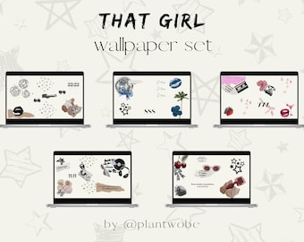 That Girl Desktop Wallpaper Set (7 PNG