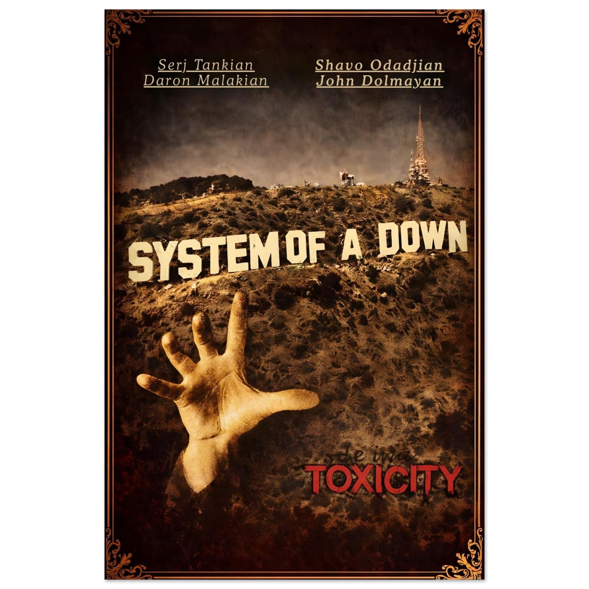 Poster System of a Down - Etsy