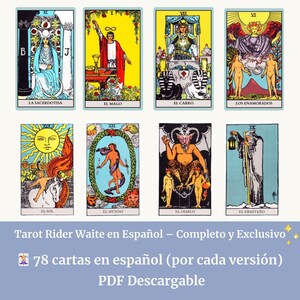 Kit 2 Mazos Tarot Rider Waite en Español | Edición Premium 2025 (Original Mejorado y Edición Premium Mejorada) – Descarga Digital Imprimible