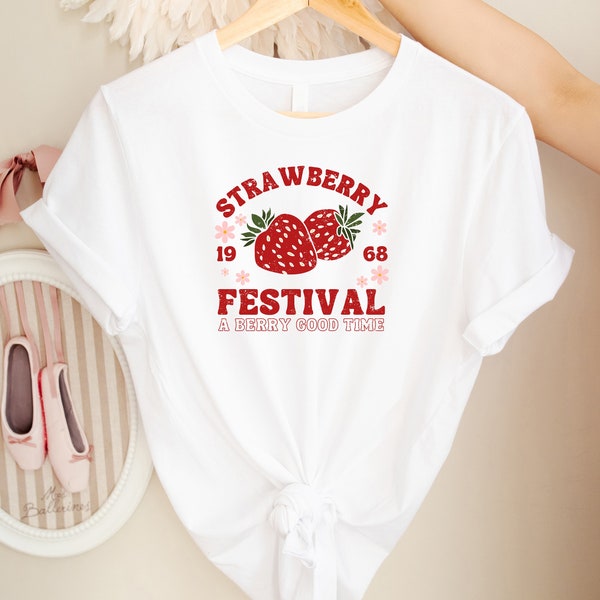 Strawberry Festival 1968 Shirt, Strawberry Festival Shirt, Retro Strawberry Shirt, Strawberry Shirt, Strawberry Lovers Shirt, Gift for Her