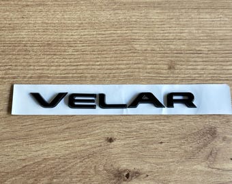 Velar Rear Lettering Badge 165mm x 25mm Black
