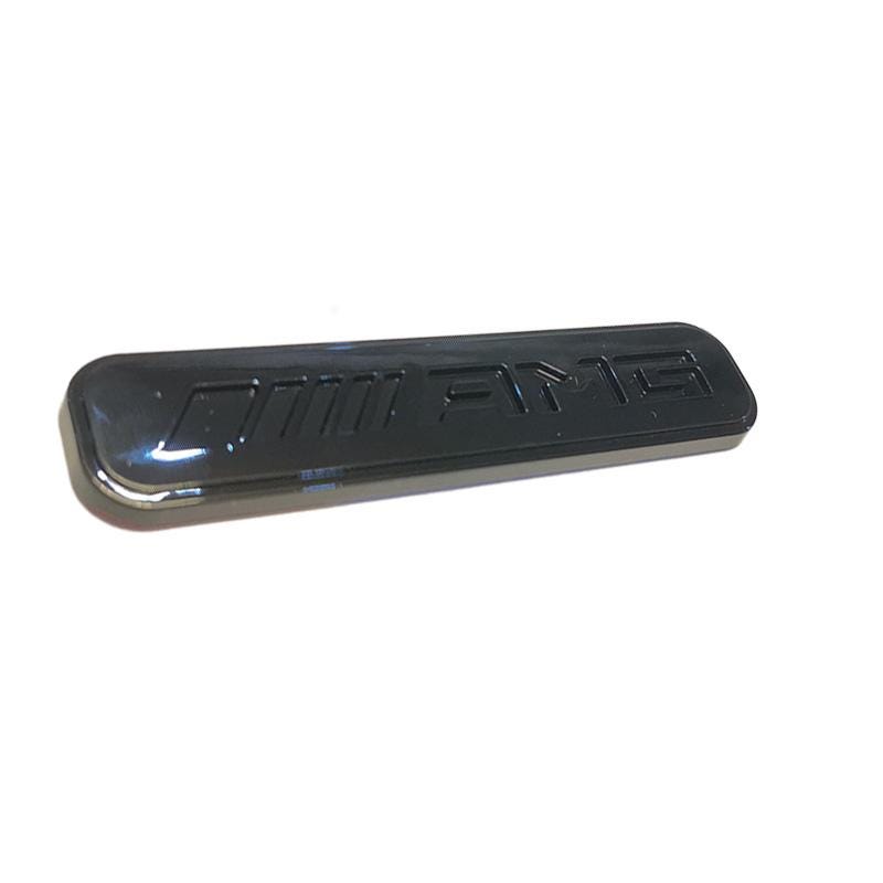 AMG Emblem Rear Trunk Wings - Full Black - 90x20mm