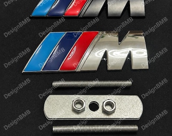Emblema metálico 3D de 83 × 33 mm – Insignia para maletero, guardabarros y parrilla – Cromado o negro mate (a elegir)