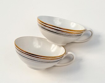 Vintage 1960s Sascha Brastoff coffee cups (two)