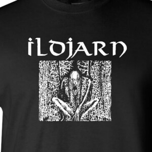 Camiseta de black metal de Ildjarn