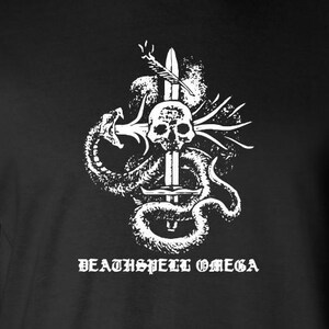 Camiseta de metal negro Deathspell Omega