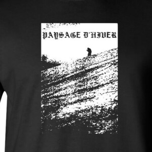 Paysage d'Hiver Camisa Metal Negra