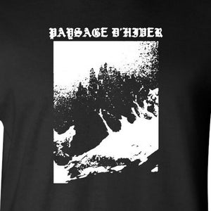 Paysage d'Hiver Camisa Metal Negra