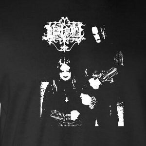 Camisa de metal negro de Warloghe