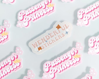 Passenger Princess // Matte Die Cut Stickers