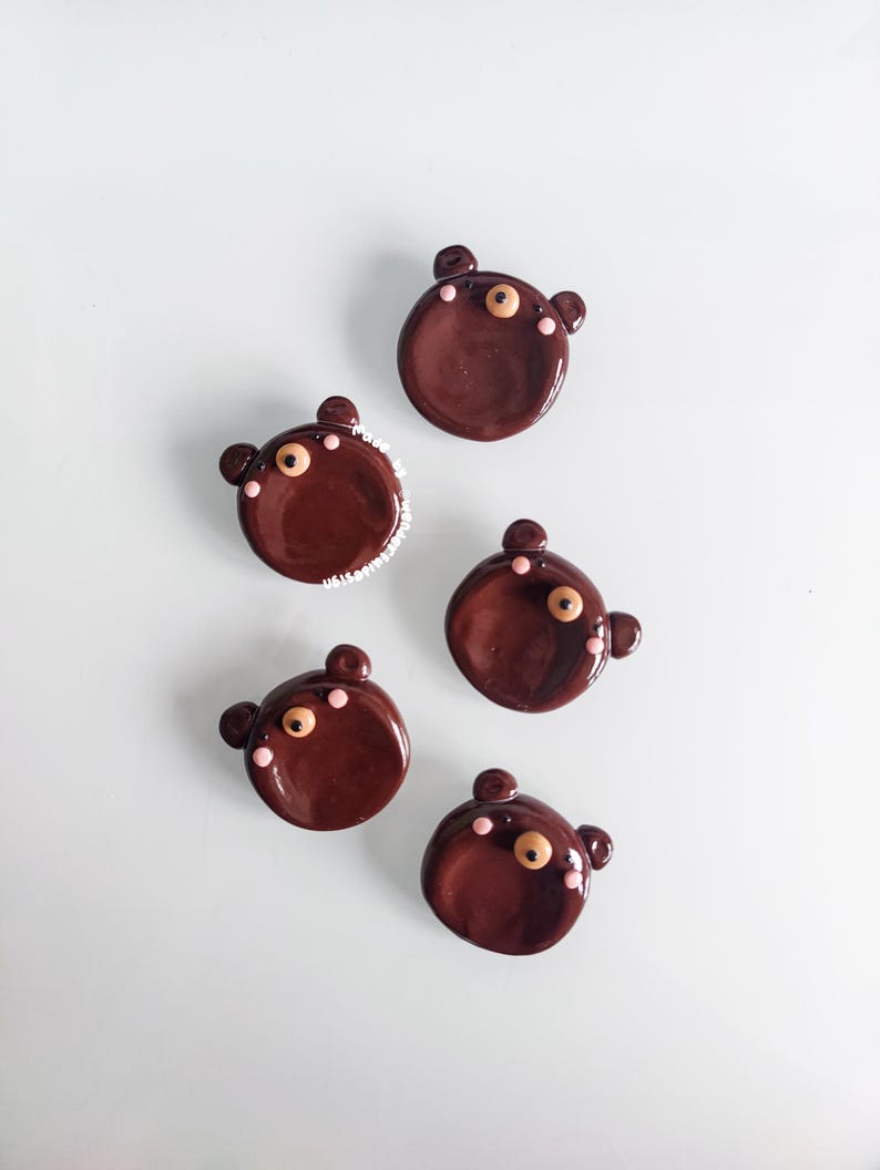 Handmade Clay // Bear Worry Stones image 2