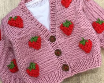 cardigan fraise