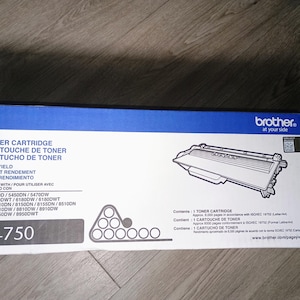 Cartouche de toner Brother TN-750 haute capacité neuve jamais ouverte.