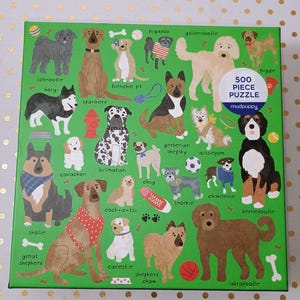 Doodle Dogs and other mixed breeds 500 piece Puzzle.