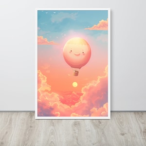 Cornice per bambini "Grace", poster colorato in carta opaca incorniciata