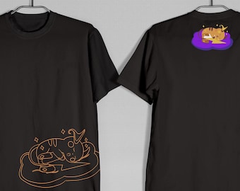 Camiseta Raichu: Monstruo de bolsillo durmiente, camiseta de jugador kawaii