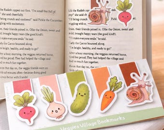 Marcapáginas magnético Veggies Village