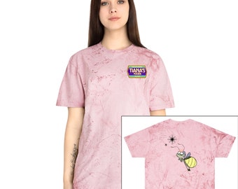 Tiana&#39;s Foods With Ray back Pink Unisex Color Blast T-Shirt