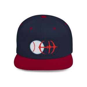 Star Trek Deep Space 9 Niners Baseball Team Flat Bill Snapback Hat, Sci-Fi Fan Gift, Space TV Show Cap, Geeky Hat, Retro Fandom Accessory,