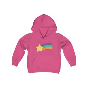 Mabel Pines Gravity Falls Shooting Star Youth Heavy Blend Hooded Sweatshirt