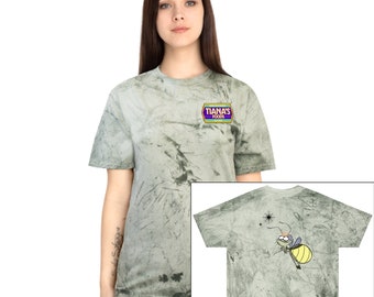 Tiana&#39;s Foods With Ray Back Green Unisex Color Blast T-Shirt