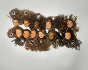 Barbie heads bulk sale