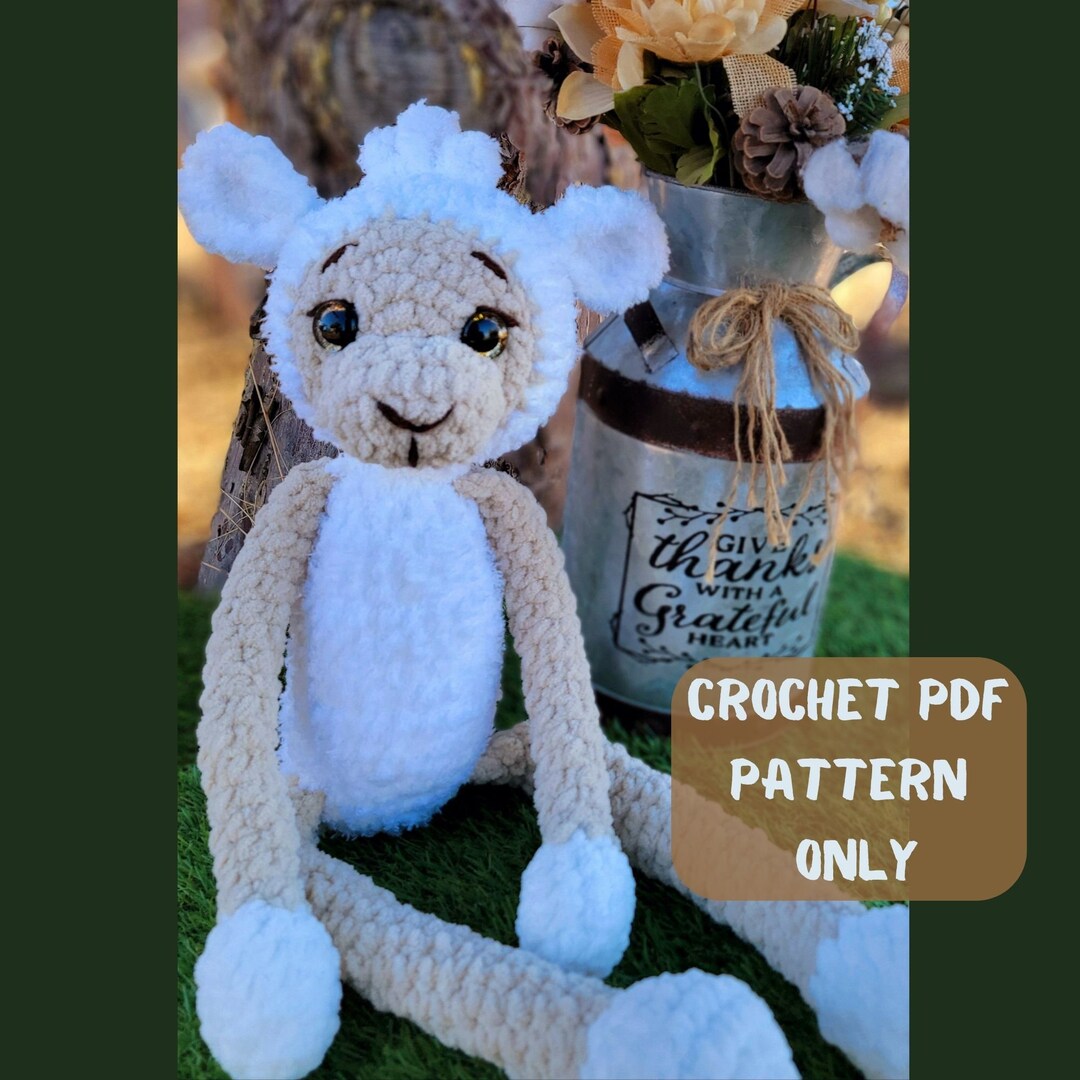 Large Sheep Crochet Pattern Amigurumi Lamb Crochet Pattern - Etsy