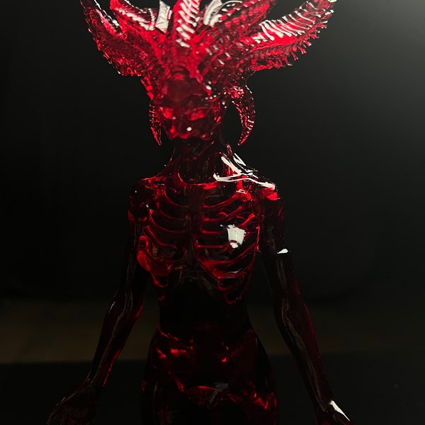 Diablo IV Lilith Born in Blood Statue - Tinted Transparent High Quality 6K Resin