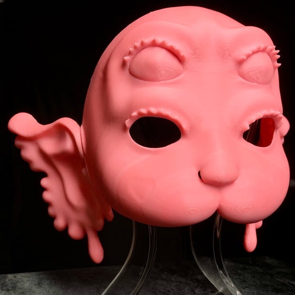 Melanie Martinez Portals Mask - Creature Fairy Nymph Cosplay Mask, Glow-in-the-Dark 3D Print