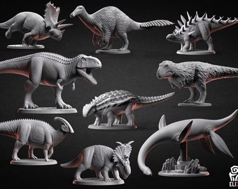Dinosaurios - Vida Prehistórica 2 - Archivos STL para impresión 3D