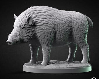 Boar - Animal STL File for 3D Printing