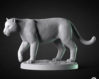 Panther - Animal STL File for 3D Printing