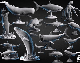 Animals - Ocean Wildlife - STL Files for 3D Printing