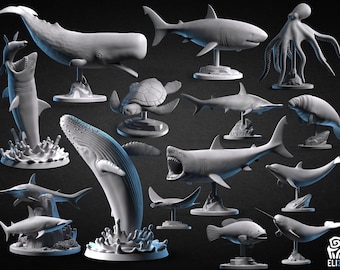 Animales - Fauna oceánica - Archivos STL para impresión 3D