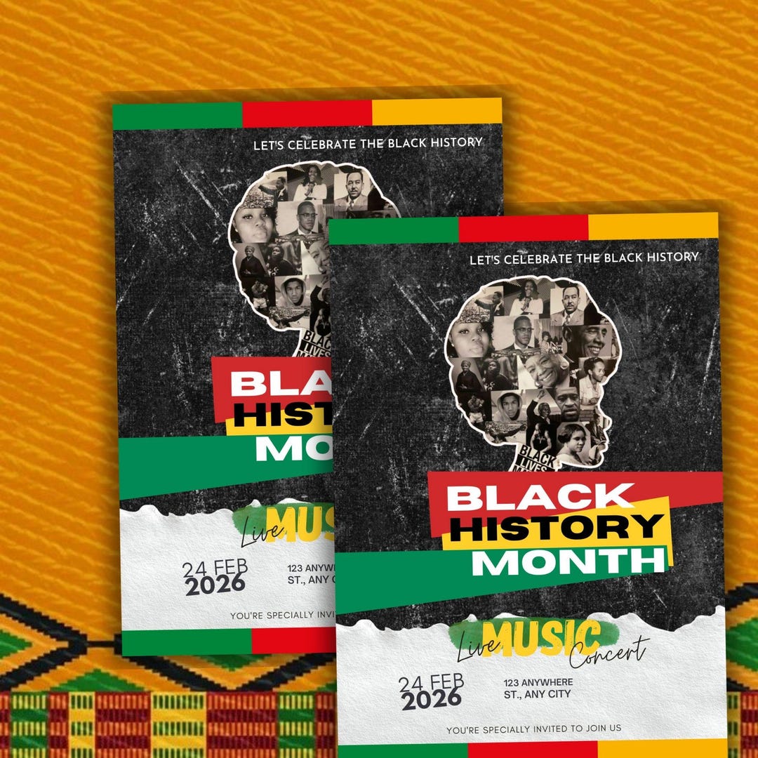 Colorful Black History Month Poster | Educational Classroom Wall Art ...