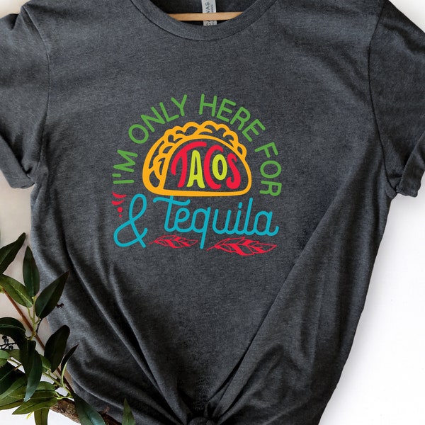 I am only here for tacos Shirt, pretty girl shirt, Mothers Day Gift, Cute Latin Mom Gift, Motherhood Shirt, Felicem Diem, Matris Dia Soleado